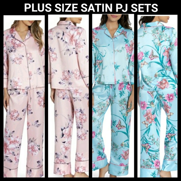 Secret Treasures Other - Secret Treasures Plus Satin PJ Sets. Size 3X